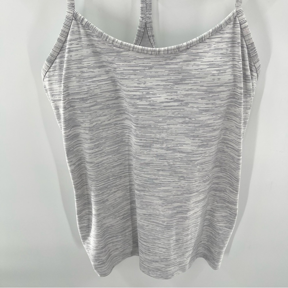 Lululemon Power Pose Tank in Wee Are From Space Ice Grey Alpine White Size 10 - Picture 6 of 13